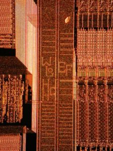 Break IC PIC16C74B by disabling its security fuse bit, this process will refer to MCU cracking and focus ion beam, Binary inside the program memory of Microcontroller can be extracted and rewrite to new Microprocessor PIC16C74B