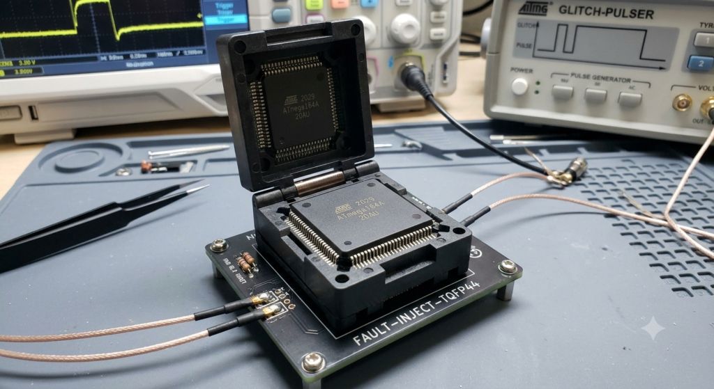 Obnovení a zpřístupnění vestavěného systémového softwaru mikrokontroléru ATMEL ATmega164A přináší výhody jak servisním technikům, tak vývojářům hardwaru. Namísto investování měsíců nákladného výzkumu a vývoje do ručního reverzního inženýrství a opětovného vytváření složité šifrované softwarové architektury od začátku poskytuje naše laboratoř efektivní cestu k plně ověřenému a provozuschopnému souboru firmwaru. Tato úplná strukturální kontinuita zajišťuje, že každá nově vytvořená duplikovaná deska plošných spojů bude fungovat totožně s osvědčenými zařízeními, kterým již vaši zákazníci důvěřují. Využití našich specializovaných služeb extrakce dat z mikrokontroléru ATMEL ATmega164A znamená, že překonání vysoce zabezpečené interní ochranné architektury uzamčené mikroarchitektury AVR ATMEL ATMEGA164A MCU vyžaduje hluboké znalosti fyzikálních a elektrických vlastností polovodičů. Pro pečlivou analýzu, překonání a dekódování hardwarových ochran čtení vestavěných do zabezpečené platformy mikroprocesoru AVR ATMEL ATMEGA164A naši laboratorní technici odstraní vnější ochranný plastový obal mikrokontroléru AVR ATMEL ATMEGA164A a odkryjí tak základní křemíkovou strukturu a mikročip pod ní.