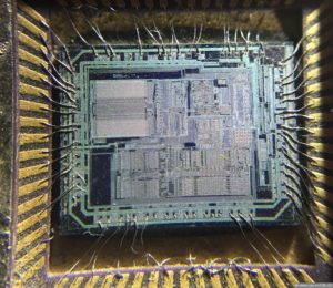 Attack ATmega MCU encryption system by using focus ion beam technique which one of the most commonly used Microcontroller unlocking methods to cut off the security fuse bit and readout Embeded Firmware from microprocessor memory