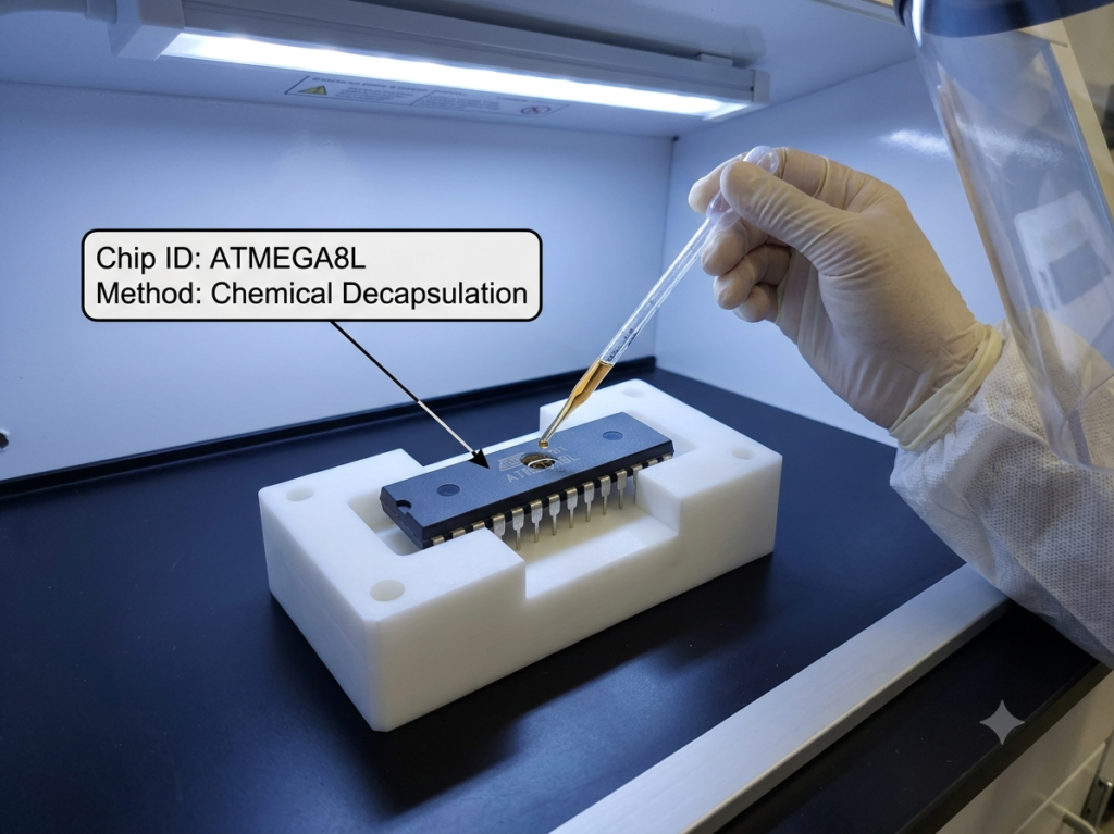Serviciul reverse engineering atmel chip atmega8l-8pu este dezvoltat special pentru recuperarea autorizată și analiza tehnică a sistemelor embedded de generație mai veche. Folosind echipamente avansate de laborator și procese inginerești complete, specialiștii noștri analizează arhitectura microcontrolerului atmel atmega8l, identifică resursele firmware disponibile și retrieve informații data valoroase din resursele interne flash, eeprom și alte zone memory ale microcontrolerului atmel atmega8l. În funcție de starea microprocesorului atmel atmega8l, pot fi aplicate proceduri controlate de decapsulate pentru a sprijini analiza semiconductorului și pentru o mai bună înțelegere a organizării interne a stocării. Tehnologiile avansate de decode procesează informațiile binary și heximal recuperate din MCU-ul atmel atmega8l, reconstruiesc structurile fragmentate de program și organizează colecțiile engineering file în resurse archive structurate. Pentru dispozitivele clienților care conțin zone de stocare protected, locked sau encrypted ale microprocesorului atmel atmega8l, inginerii noștri efectuează o analiză sistematică pentru a determina cea mai potrivită strategie de recuperare. În loc să încercăm pur și simplu să attack, break sau hack microprocesorul atmel atmega8l, obiectivul nostru este conservarea activelor inginerești valoroase, reconstruirea documentației indisponibile și sprijinirea mentenanței legale a produselor.