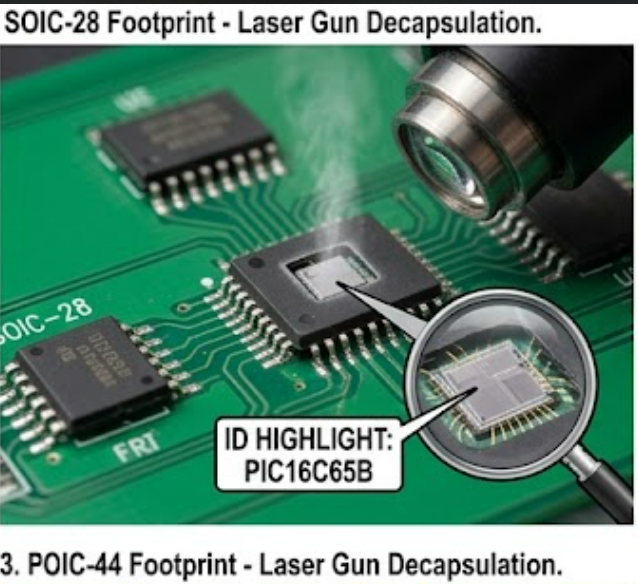 Наша услуга “Reverse Engineering Microcontroller Microchip PIC16C65B eeprom” сосредоточена на анализе, восстановлении и документировании ценной информации, хранящейся внутри устаревших систем на базе микропроцессора Microchip PIC16C65B. Благодаря передовым методам инженерного анализа наши специалисты могут оценивать внутреннюю структуру MCU, определять сохранённые ресурсы firmware и поддерживать восстановление доступных данных eeprom, memory и embedded data. В зависимости от состояния целевого MCU Microchip PIC16C65B и требований проекта могут применяться контролируемое исследование полупроводниковой структуры и специализированные методы decapsulate для более глубокого анализа внутренней архитектуры.