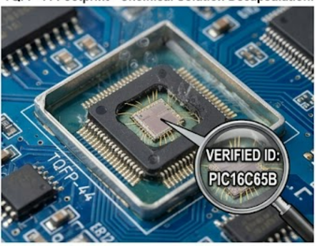 Mūsų paslauga „Reverse Engineering Microcontroller Microchip PIC16C65B eeprom“ yra skirta vertingos informacijos, saugomos senesnėse Microchip PIC16C65B mikroprocesoriaus sistemose, analizei, atkūrimui ir dokumentavimui. Naudodami pažangius inžinerinės analizės metodus, mūsų specialistai gali įvertinti vidinę MCU struktūrą, nustatyti saugomus firmware išteklius ir padėti atkurti prieinamus eeprom, memory bei embedded data duomenis. Atsižvelgiant į tikslinio Microchip PIC16C65B MCU būklę ir projekto reikalavimus, gali būti atliekama kontroliuojama semiconductor analizė bei naudojamos specializuotos decapsulate technikos, padedančios atlikti išsamesnį vidinės architektūros tyrimą.
