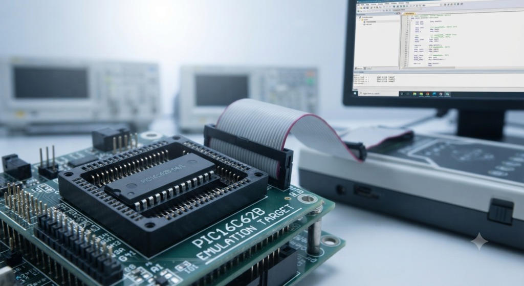 Mikrokontroler Microchip PIC16C62B przechowuje krytyczne firmware, logikę programu aplikacyjnego, dane operacyjne oraz parametry konfiguracyjne w wewnętrznej pamięci EEPROM i innych zasobach pamięci. Ponieważ urządzenia pozostają w eksploatacji długo po zakończeniu ich rozwoju, producenci często odkrywają, że oryginalny kod źródłowy, plik binarny, plik szesnastkowy, dokumentacja inżynieryjna lub archiwum projektu mikroprocesora Microchip PIC16C62B zaginęły. Jednocześnie sam mikrokontroler Microchip PIC16C62B jest zazwyczaj skonfigurowany z wykorzystaniem zabezpieczonych, zablokowanych, chronionych lub zaszyfrowanych ustawień w celu ochrony cennej własności intelektualnej przez cały cykl życia produktu.