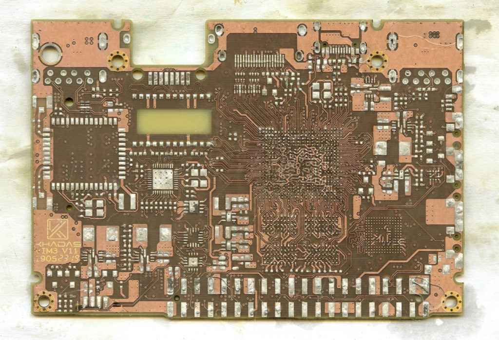 Reverse Engineering Wiring Diagram from existing PCB Board starts from desolder all the electronic parts off the circuit card, as well as stripping off the solder resist mask over the top and bottom layer