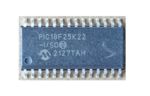 ripristino del microcontrollore protetto PIC18F25K22 del codice esagonale della memoria flash e del file di dati della memoria EEPROM dopo che l'MCU crittografato PIC18F25K22 il pezzo del fusibile di sicurezza dell'MCU ed estrasse il firmware incorporato dal PIC18F25K22 bloccato del microprocessore.
