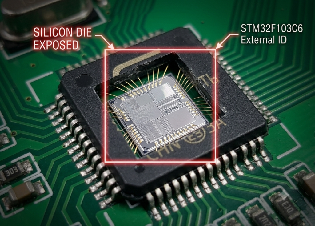 Kontrollü STMicroelectronics STM32F103C6 MCU incelemesi ve dikkatle yönetilen decapsulate analizleri, dahili depolama yapılarının daha iyi anlaşılmasını sağlamak amacıyla uygulanabilir. Gelişmiş decode yöntemleri, STMicroelectronics STM32F103C6 mikrodenetleyicisinden geri kazanılan heximal bilgilerin yorumlanması, parçalanmış file yapılarının düzenlenmesi ve anlamlı archive kaynaklarının yeniden oluşturulması için kullanılır. Locked, protected veya encrypted yapılandırmalara sahip STMicroelectronics STM32F103C6 mikroişlemciler için mühendislerimiz mimariyi değerlendirir ve müşteri yetkilendirmesine bağlı olarak uygun recovery yaklaşımlarını seçer. Geri kazanılan STMicroelectronics STM32F103C6 MCU'nun tam flash içeriği, program verileri ve firmware kaynakları; ürün dokümantasyonu, sorun giderme, sistem geçişi, kontrollü clone geliştirme ve mevcut tasarımlar için duplicate doğrulama süreçlerini destekleyebilir.