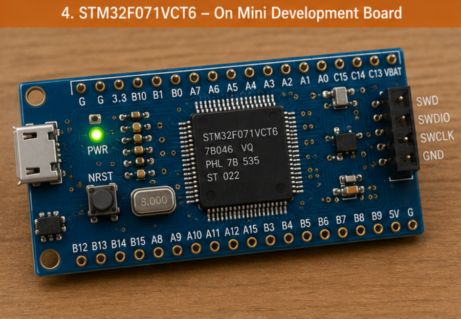 Za účelem pečlivé analýzy, prolomení a dekódování hardwarových ochran čtení (RDP) zabudovaných do tohoto zabezpečeného mikrokontroléru ARM STM32F071VCT6 naši laboratorní technici nejprve provedou dekapsulaci vnější ochranné epoxidové vrstvy mikrokontroléru ARM STM32F071VCT6 a odkryjí tak základní křemíkovou strukturu.
Jakmile jsou vnitřní mikroskopické struktury viditelné, používáme vysoce lokalizované napěťové impulzy nebo přesné mikrosondování ke změně stavu interních registrů hardwarové konfigurace.
Tento specializovaný technický zásah do mikroprocesoru ARM STM32F071VCT6 umožňuje bezpečně obejít vestavěné ochranné pojistky a bezpečnostní bity, které běžně blokují externí programovací nástroje.
Dočasným přepsáním interních obranných protokolů mikroprocesoru ARM STM32F071VCT6 lze přímo číst surový binární datový tok ze skryté paměti flash, periferních polí MCU ARM STM32F071VCT6 a interních bloků paměti EEPROM.
Konečným výsledkem tohoto nedestruktivního procesu extrakce je bezchybný a nepoškozený hexadecimální soubor, který přesně zachycuje všechny původní strojové instrukce MCU ARM STM32F071VCT6.