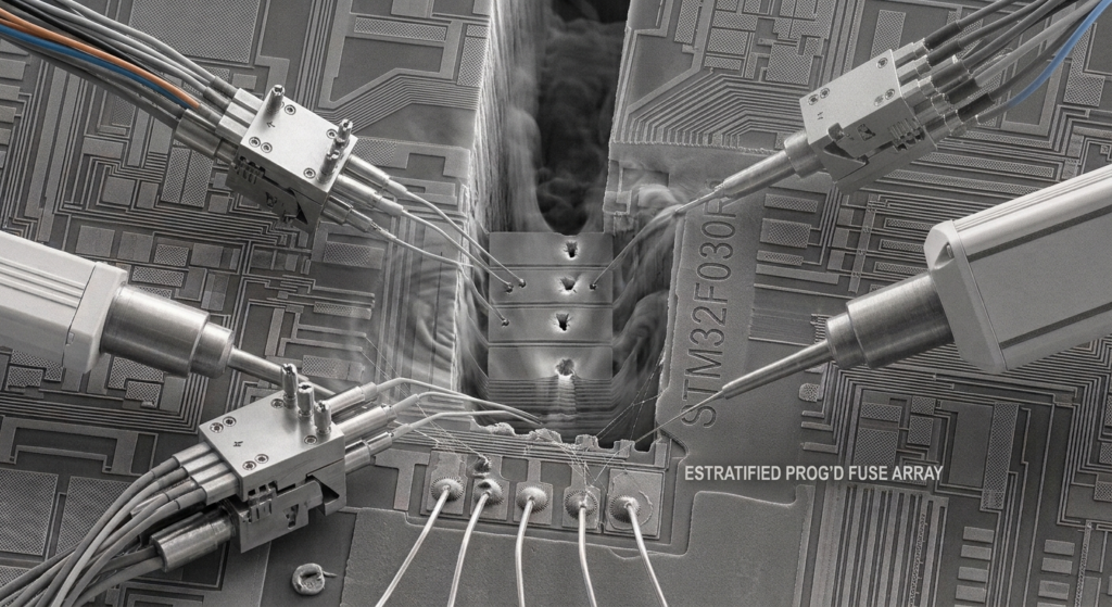 Při analýze případu obnovy STM32F048C6 mohou inženýři začít identifikací stavu MCU, dostupných rozhraní, struktury paměti, konfigurace ochrany a vztahu mezi zařízením a okolními obvody. U autorizovaného projektu zahrnujícího STM32F048C6 lze vyhodnotit vhodné metody programování, ladění a hardwarové analýzy s cílem zjistit, zda lze informace firmware, zdrojový kód, data, software, paměť, archiv, flash nebo eeprom obnovit, dekódovat, duplikovat nebo klonovat. Pokud je běžný přístup omezen konfigurací, která je chráněná, zabezpečená, zašifrovaná nebo uzamčená, mohou specialisté zkoumat legitimní technické postupy, jak prolomit nebo napadnout příslušnou přístupovou bariéru, a současně posoudit riziko pro původní zařízení a jeho data. Pokud konvenční techniky neposkytují dostatek informací, může pokročilá analýza polovodičů zahrnovat řízené odstranění pouzdra mikrokontroléru, mikroprocesoru, MCU, čipu nebo IC pro další analýzu. Skutečné možnosti obnovy závisí na stavu ochrany, fyzickém stavu zařízení, obsahu paměti, dostupnosti rozhraní a konkrétním cíli obnovy. Každý STM32F048C6 by proto měl být posuzován individuálně, místo předpokladu, že jedna metoda obnovy bude fungovat u každého zařízení.