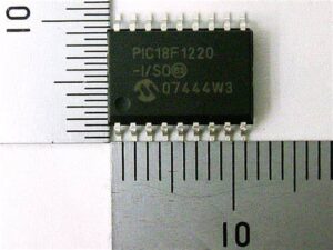 Microchip PIC18F1220T processador de restauração de memória, incluindo rachaduras mcu pic18f1220t segurança fusível bit a feixe de íons de foco e, em seguida, copiar arquivo heximal para o novo microcontrolador pic18f1220