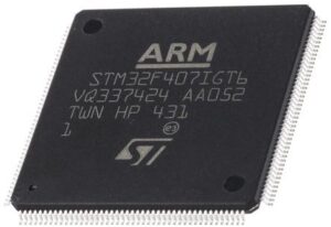 Reverse engineering MCU microchip STM32F407IG flash memory to attack tamper resistance system of STM32F407IG microcontroller encryption and its fuse bit, extract program file from STM32F407IG microprocessor's flash memory and dump source code in the format of binary file or heximal data to new STM32F407IG microcomputer;